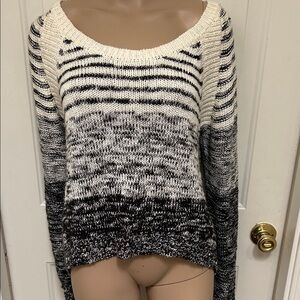 Michael Stars Black and White Knit Sweater M/L